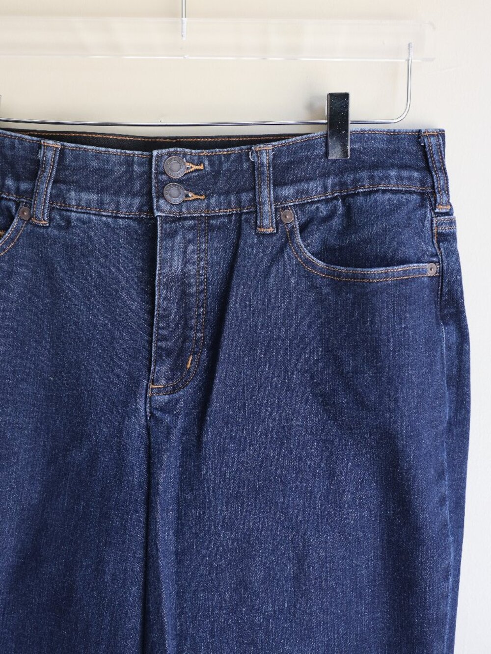 Lands' End Mid-Rise Straight Leg Jeans (Plus Size 16W)